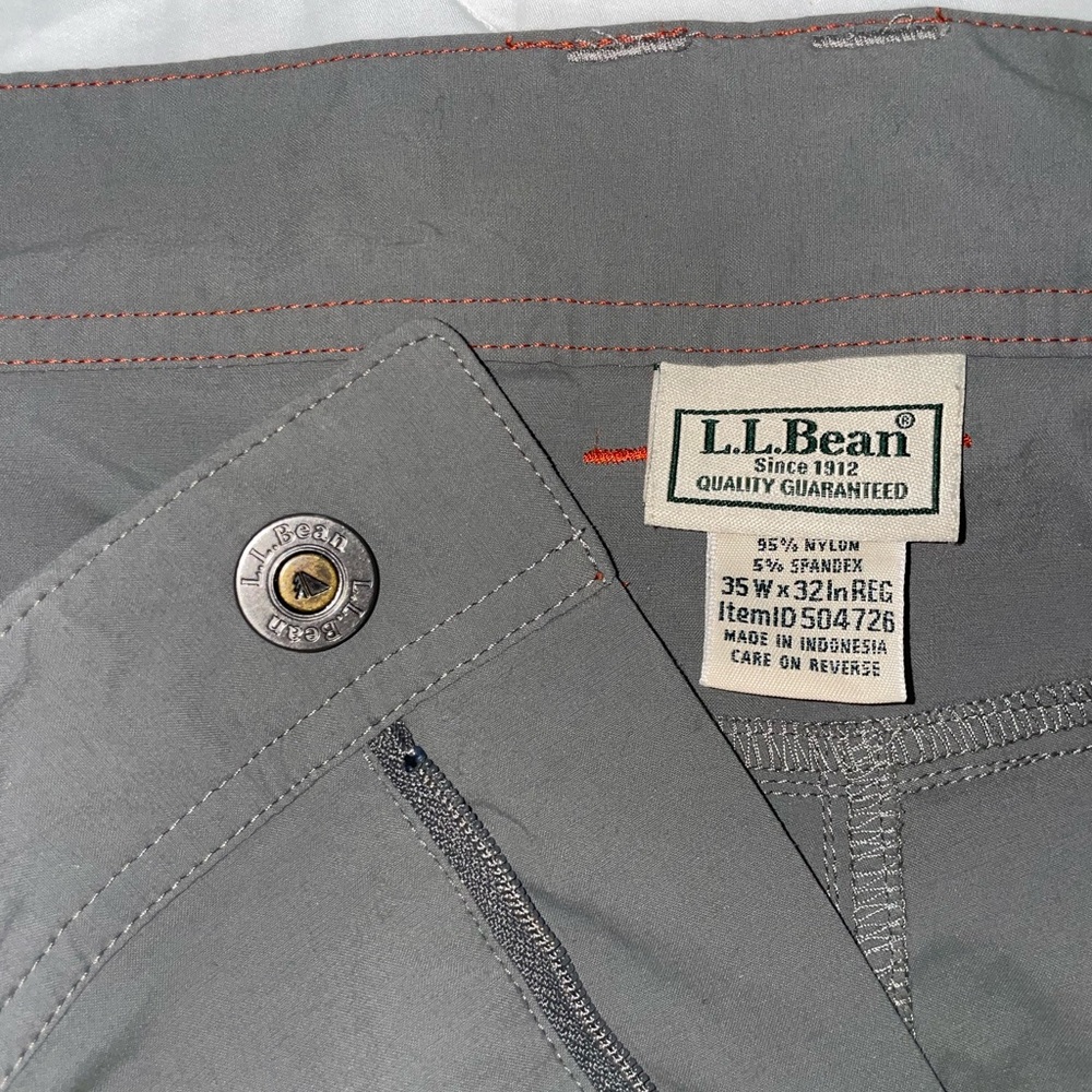 L.L. Bean Slate Gray hiking pants